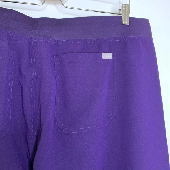 FIGS Livingston Limited Edition Purple Scrub Pants - Picture 4 of 10
